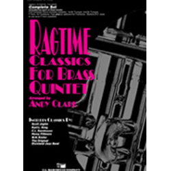 Ragtime Classics for Brass Quintet -Diverse / Arr.Andy Clark