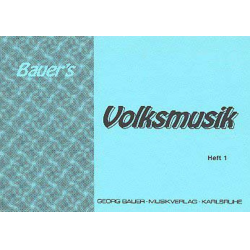 Bauer's Volksmusik Heft 1 - 36 Schlagzeug