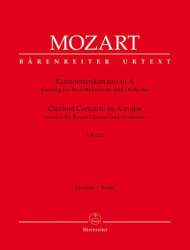 Konzert A-Dur KV622 : für -Wolfgang Amadeus Mozart