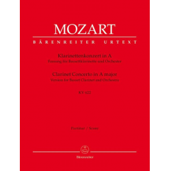 Konzert A-Dur KV622 : für -Wolfgang Amadeus Mozart