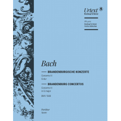 Brandenburgisches Konzert Nr. 3 G-dur BWV 1048 -Johann Sebastian Bach / Arr.Werner Felix