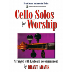 Cello Solos for Worship + CD -Brant Adams