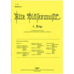 Alte Bläsermusik Heft 2 (2. Stimme Bb) Klarinette, Trompete, Flügelhorn -Franz Bummerl