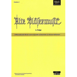 Alte Bläsermusik Heft 2 (Direktion) -Hermann Kahlenbach