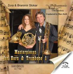 CD "Masterpieces for Horn and Trombone 1" -Philharmonic Wind Orchestra / Arr.Marc Reift