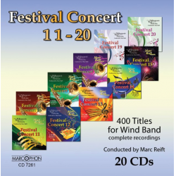 CD "Festival Concert 11 - 20 (400 Titles on 20 CDs)" -Philharmonic Wind Orchestra / Arr.Marc Reift