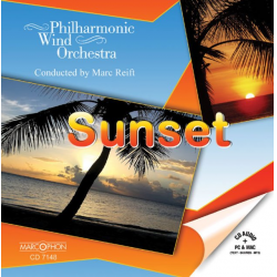 CD "Sunset" -Philharmonic Wind Orchestra / Arr.Marc Reift
