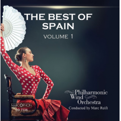 CD "The Best Of Spain Volume 1" -Philharmonic Wind Orchestra / Arr.Marc Reift