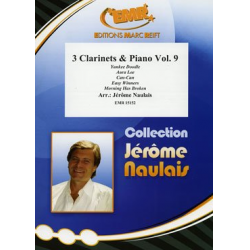 3 Clarinets & Piano Vol. 9 -Jérôme Naulais