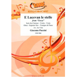 E Lucevan le stelle -Giacomo Puccini / Arr.Jan Valta