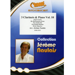 3 Clarinets & Piano Vol. 10 -Jérôme Naulais