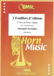 2 Feuillets d'Album -Alexander Skrjabin / Scriabin / Arr.Colette Mourey