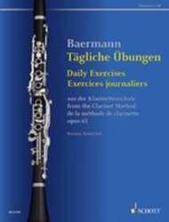 Tägliche Übungen aus der Klarinettenschule, op. 63 -Carl Baermann / Arr.Robert Erdt