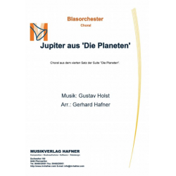 Jupiter aus 'Die Planeten' -Gustav Holst / Arr.Gerhard Hafner