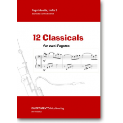 12 Classicals für zwei Fagotte -Norbert Voll