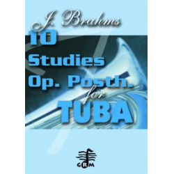 10 Tuba Studies - Op. Posth. -Johannes Brahms / Arr.Dominique Vanhaegenberg