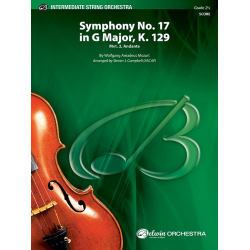 Symphony No 17 In G Major K.129 (s/o) -Wolfgang Amadeus Mozart / Arr.Steven J. Campbell