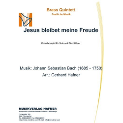 Jesus bleibet meine Freude -Johann Sebastian Bach / Arr.Gerhard Hafner