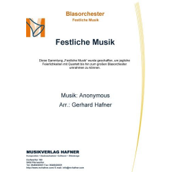 Festliche Musik -Anonymus / Arr.Gerhard Hafner