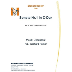 Sonate Nr.1 in C-Dur -Giovanni Battista Cirri / Arr.Gerhard Hafner