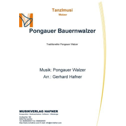 Pongauer Bauernwalzer -Pongauer Walzer / Arr.Gerhard Hafner