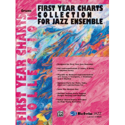 First Year Charts Collection for Jazz Ensemble - Drums -Diverse