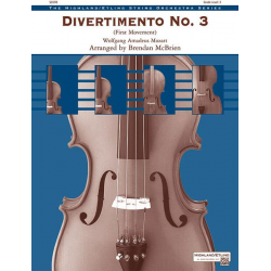 Divertimento No. 3 (1st Movement) -Wolfgang Amadeus Mozart / Arr.Brendan McBrien