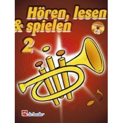 Hören, Lesen & Spielen - Band 2 - Schule für Trompete (+CD) -Joop Boerstoel / Arr.Jaap Kastelein