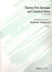 25 Baroque and Classical Duets  for two tubas Book 1 -Kenneth Singleton
