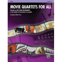 Movie Quartets For All/Vn -Diverse / Arr.Michael Story