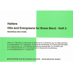Hits and Evergreens Heft 2 - 09 2. Tenorsaxophon Bb - entspricht 4. Tenorsaxophon B -Hans Kolditz