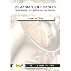 Romanian Folk Dances, Saxophone Choir -Bela Bartok / Arr.Johan van der Linden