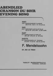Abendlied -Felix Mendelssohn-Bartholdy / Arr.Jos van der Veken