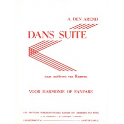 Danssuite (nach Motiven von Rameau) -Jean-Philippe Rameau / Arr.Arie den Arend