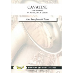 Cavatine (from the opera "Semiramide"), Alto Saxophone and Piano -Gioacchino Rossini / Arr.André Lemarc