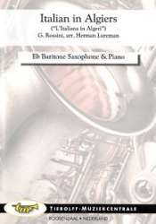 L'Italiana in Algieri/Italian in Algiers/Italiener in Algiers, Baritone Saxophone & Piano -Gioacchino Rossini / Arr.Herman Lureman