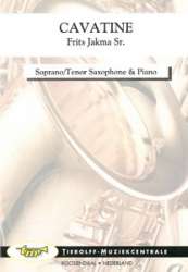 Cavatine, Soprano- or Tenor Saxophone & Piano -Frits Jakma