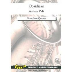 Obsidiaan/Obsidian, Saxophone Quartet -Adrian Valk