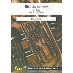Bist du bei mir, Brass-Trio -Johann Sebastian Bach / Arr.Jos van der Veken