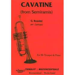 Cavatine (from the opera "Semiramide"), Trumpet & Piano -Gioacchino Rossini / Arr.André Lemarc