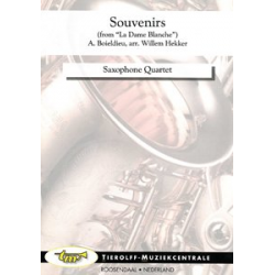Souvenirs De L'Opera (La Dame Blanche), Saxophone Quartet -Francois-Adrien Boieldieu / Arr.Willem Hekker