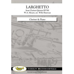 Larghetto -Wolfgang Amadeus Mozart / Arr.Willy Hautvast
