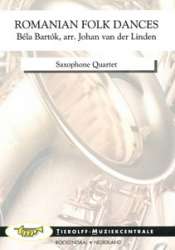 Romanian Folk Dances, Saxophone Quartet -Bela Bartok / Arr.Johan van der Linden