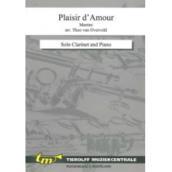 Plaisir d'Amour -Giovanni Battista Martini / Arr.Theo van Overveld