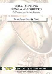 Drinking Song Aria & Allegretto (from Hamlet), Tenor Saxophone & Piano -Ambroise Thomas / Arr.Herman Lureman