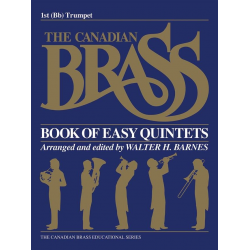 Canadian Brass Book of Easy Quintets - Trumpet 1 -Canadian Brass / Arr.Walter Barnes