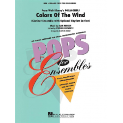 Colors of the Wind (From Pocahontas) (Clarinet Ensemble) -Alan Menken / Arr.Elliot Del Borgo