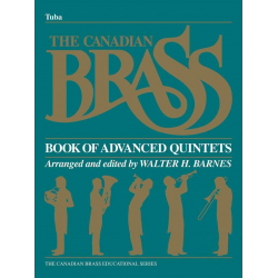 The Canadian Brass Book of Advanced Quintets - Tuba -Canadian Brass / Arr.Walter Barnes