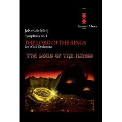 Symphony Nr. 1 - The Lord of the Rings  (Study Score) -Johan de Meij