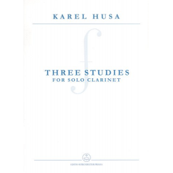 3 Etüden : für Klarinette -Karel Husa